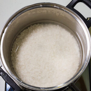 Kochen von Reiswasser