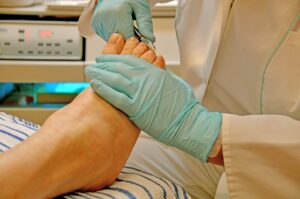 Professionelle kosmetische Fußpflegebehandlungen